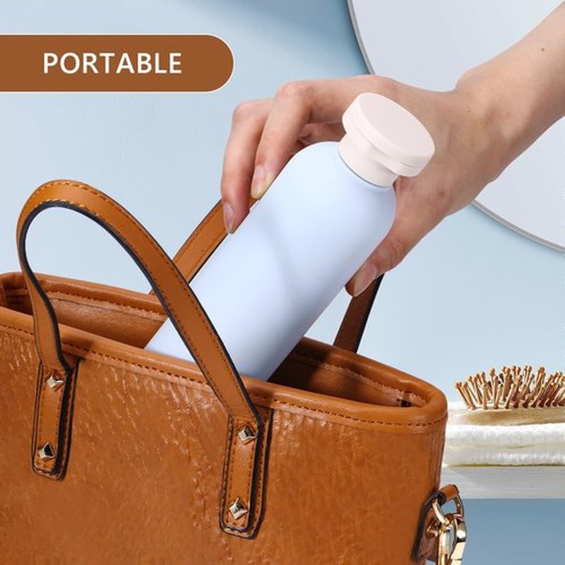 UMETASS Travel Shampoo Bottle, Empty Plastic Squeeze Bottles 8.8oz with Flip Cap, Lotion Container for Toiletries