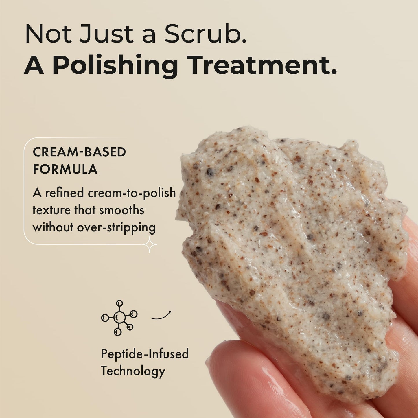 Silk Peptide Body Polish Gentle Exfoliant - Honey & Coconut Body Scrubs with Shea Butter, Exfoliants & Hydrating Oils for Smooth, Glowing Skin – Deep Moisturizing & Radiance Boosting Formula