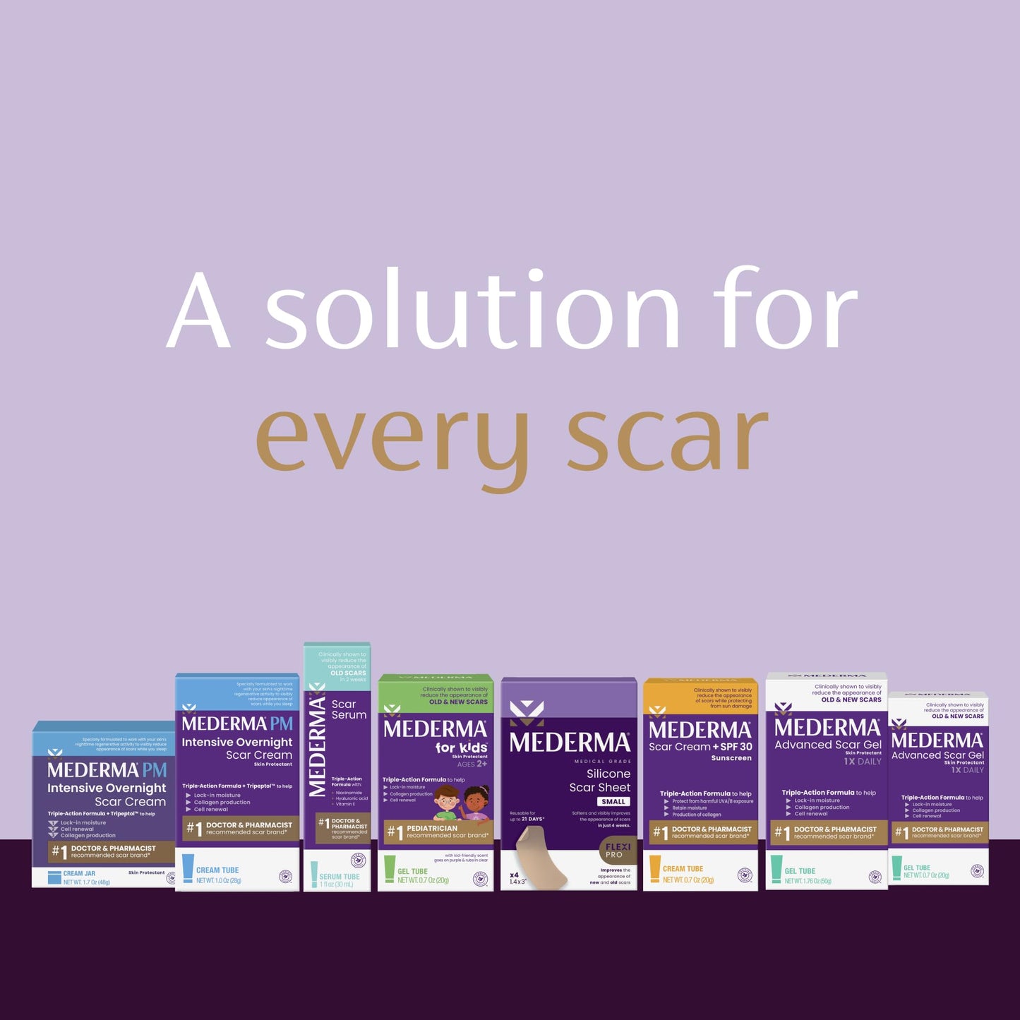 Mederma Advanced Scar Gel 1x Daily Reduces The Appearance of Old New Scars #1 Doctor Pharmacist Recommended Brand for Scars 1.76oz, Clear, 100g (2x50g)
