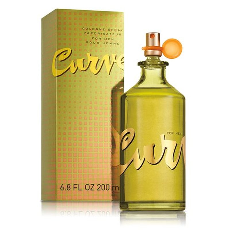 Curve Men's Cologne Fragrance Spray, Spicy Wood Magnetic Scent for Day or Night, 6.8 Fl Oz