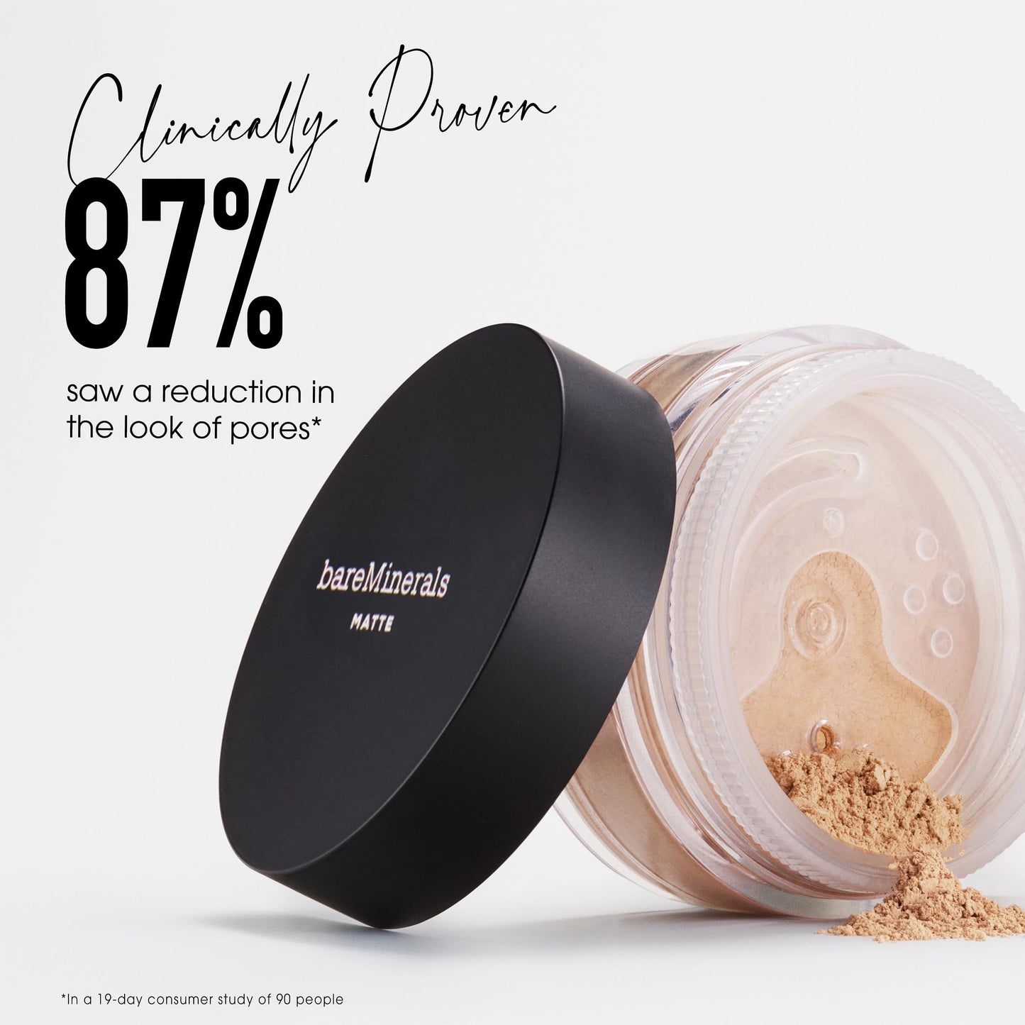 Original Matte Loose Mineral Foundation SPF 15, 11 Soft Medium, Vegan, Cruelty-Free & Dermatologist-Tested
