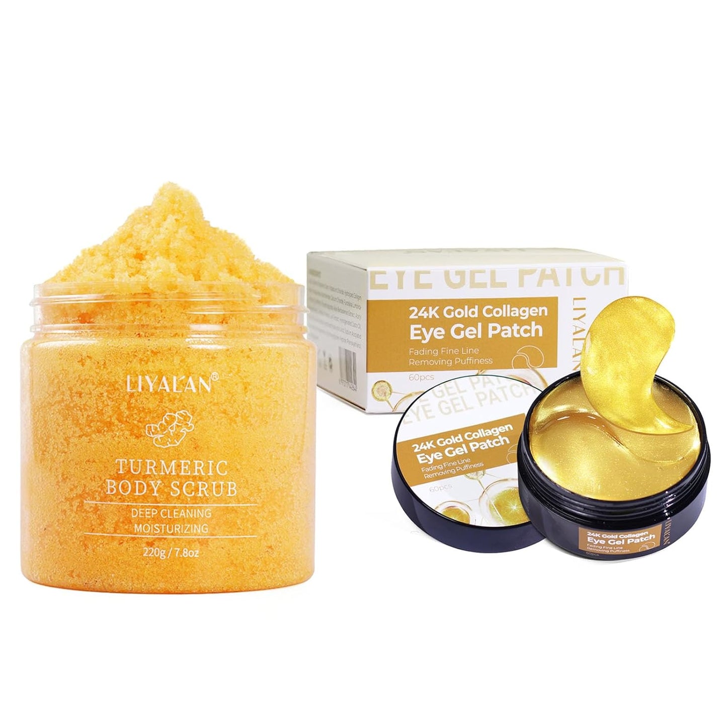 Turmeric Body Scrub - Moisturizing & Exfoliating Formula for Glowing Skin | 8 oz