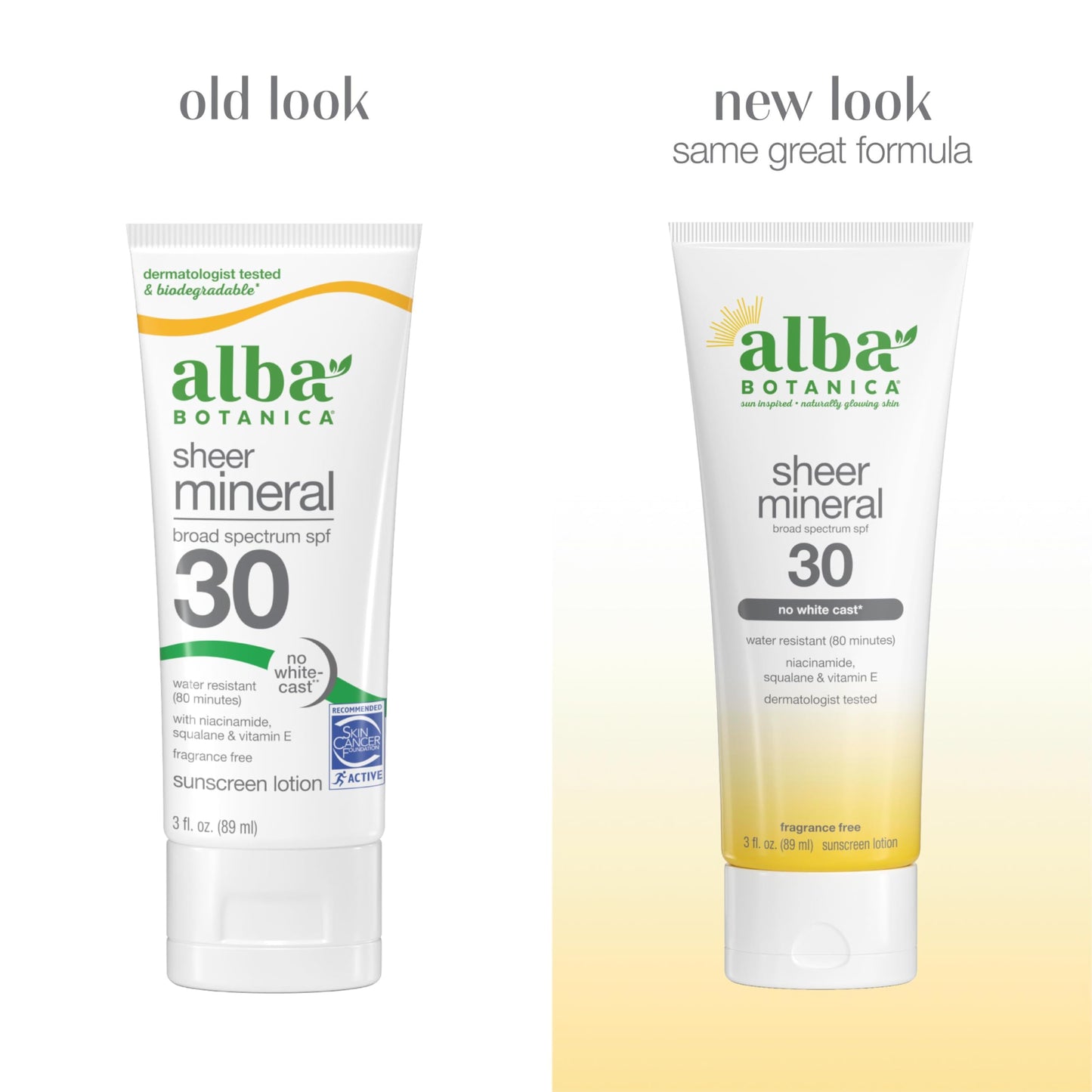 Alba Botanica Sunscreen Lotion, Sensitive Mineral, SPF 30, Fragrance Free, 3 oz