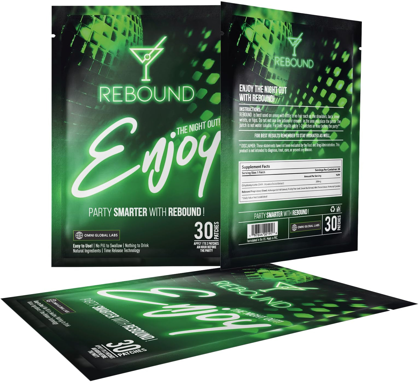 Rebound Patch Flex - Pack of 30 Patches