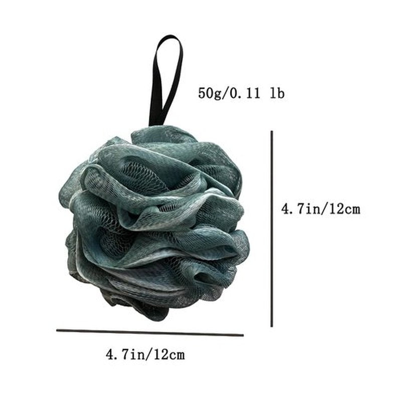 Bath Shower Loofah Sponge, Skin Care Men Women Bathing Accessories 50g (Darkblue 5 Pack)