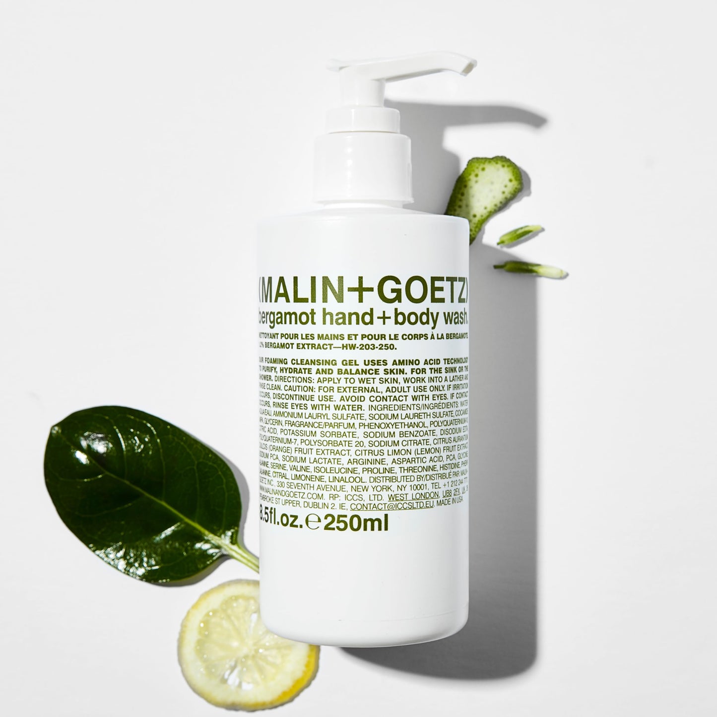 MALIN+GOETZ Hand + Body Wash, Foaming Cleanser, pH-Balanced, Unisex