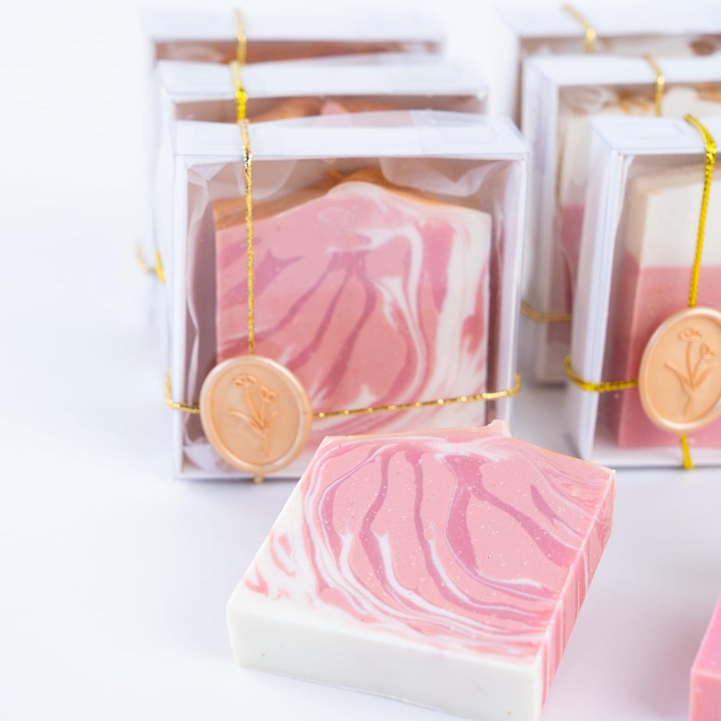 MIODUO DECOR Natural Handcrafted Artisan Soap Bars with Organic Oils & Shea Butter, Deeply Moisturizing for Dry & Sensitive Skin on Full Body, Hands & Face