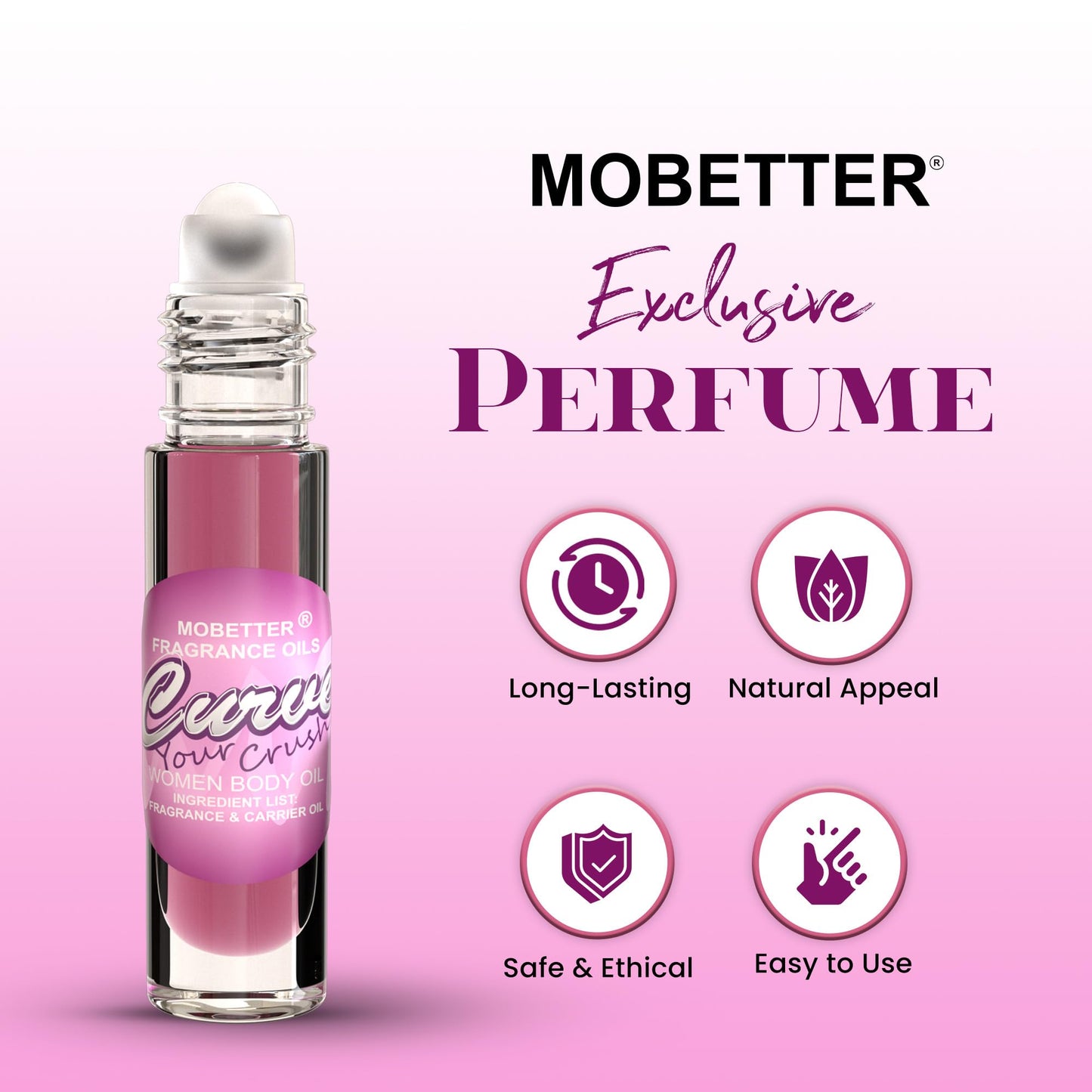 MOBETTER FRAGRANCE OILS Curve Your Crush Women Fragrance Body Oil