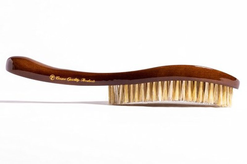 Crown Quality Products Original Contour 360 Wave Brush - MEDIUM (Red Oak) - Hairbrush