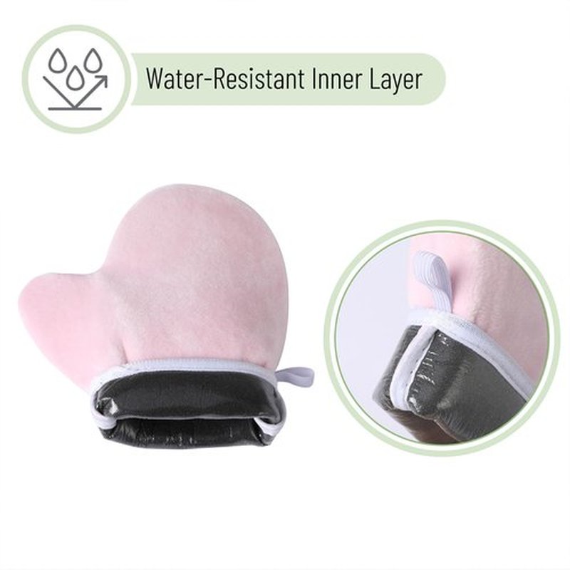 Slick- Self Tanning Mitt, Pink, Self Tanner Mitt, Self Tan Mitt, Tanning Glove, Tanning Mitts Self Tanner, Self Tanning Glove, Tanning Gloves for Self Tan Lotion, Self Tanner Glove Mitt