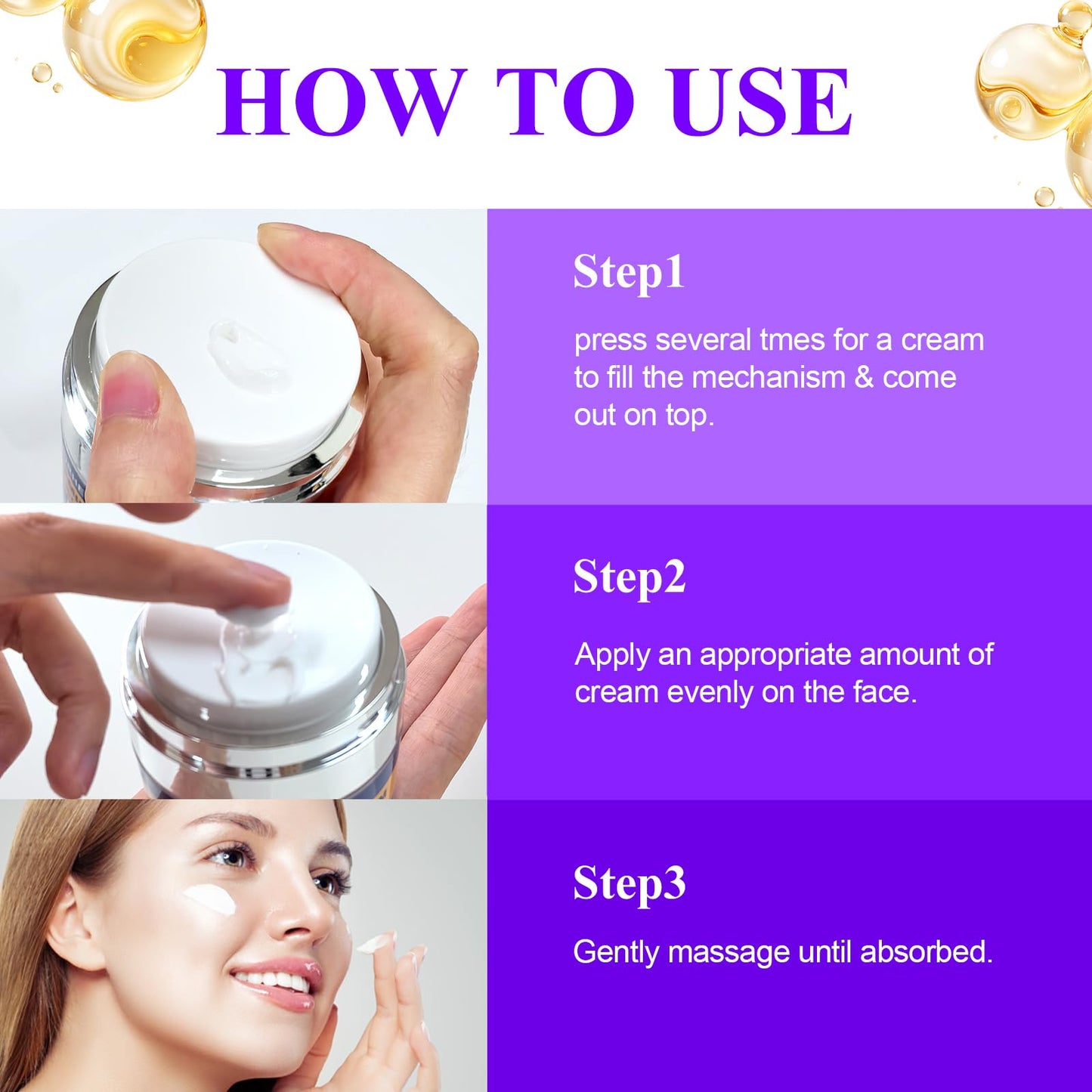 YURHERSU Firming & Anti-Wrinkle Neck Cream with Retinol & Collagen, Hydrating Neck Cream for Tightening and Lifting, Firm Lift Moisturizer Cream Reduces Fine Lines for Women Daily Skin Care, 1.76 oz