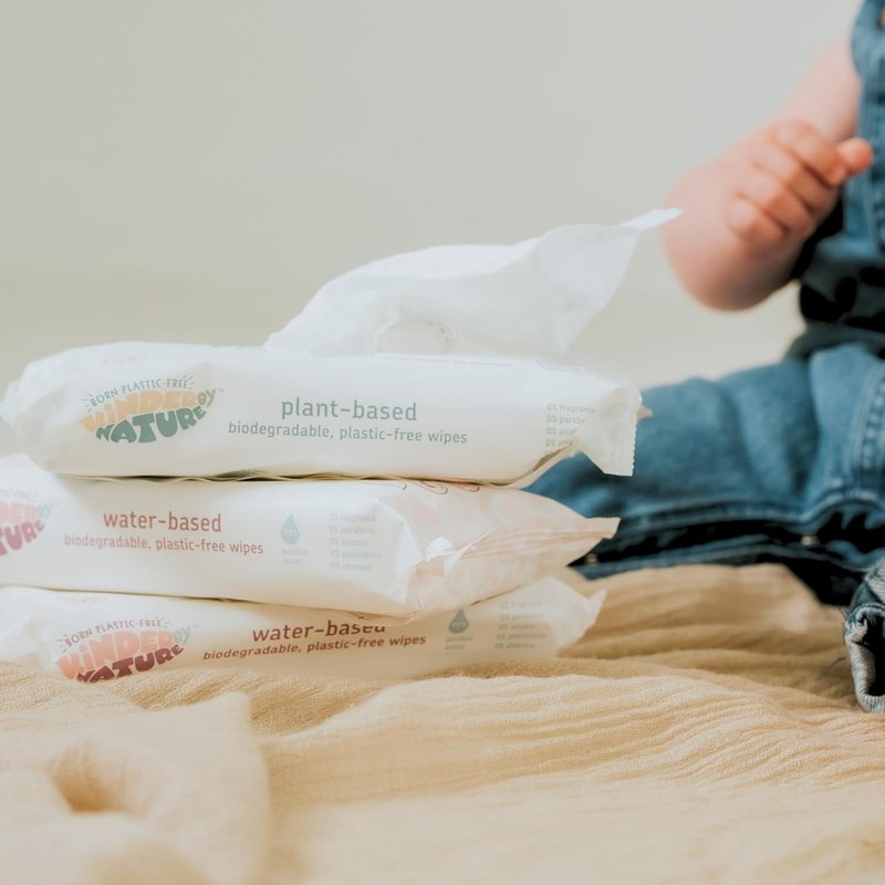 Plant-Based Baby Wipes - 100% Biodegradable & Compostable | 672 Count, 99% Plant-Based Ingredients