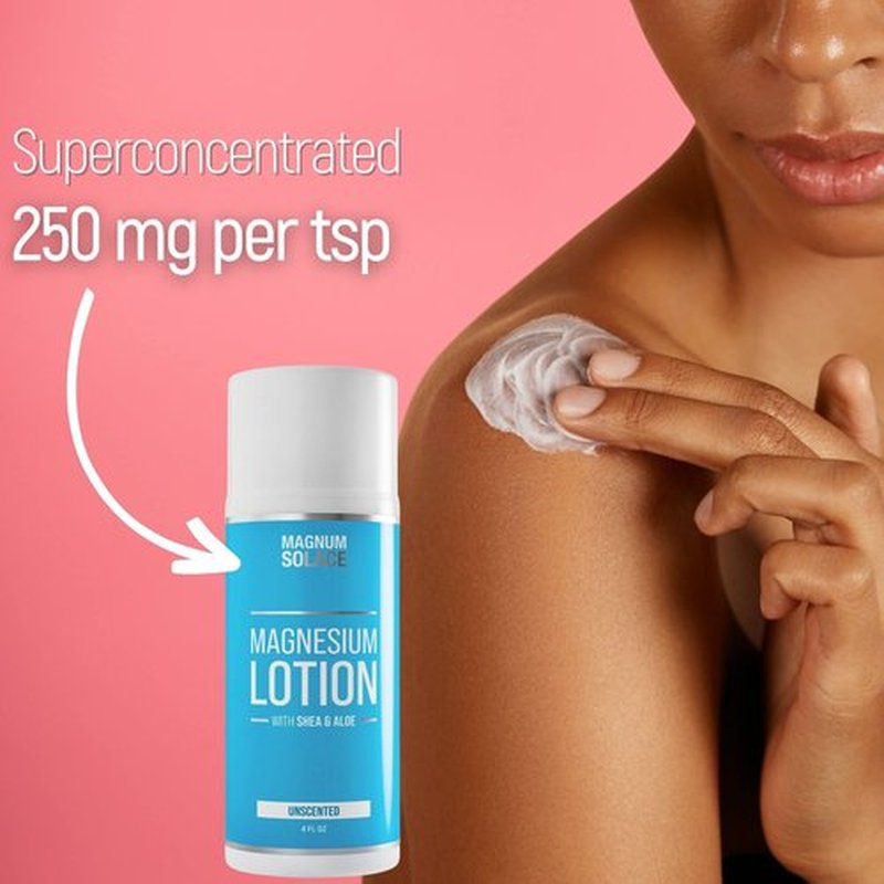 Magnesium Lotion with Shea Butter – Apply to Legs – Alternative to Topical Magnesium Cream