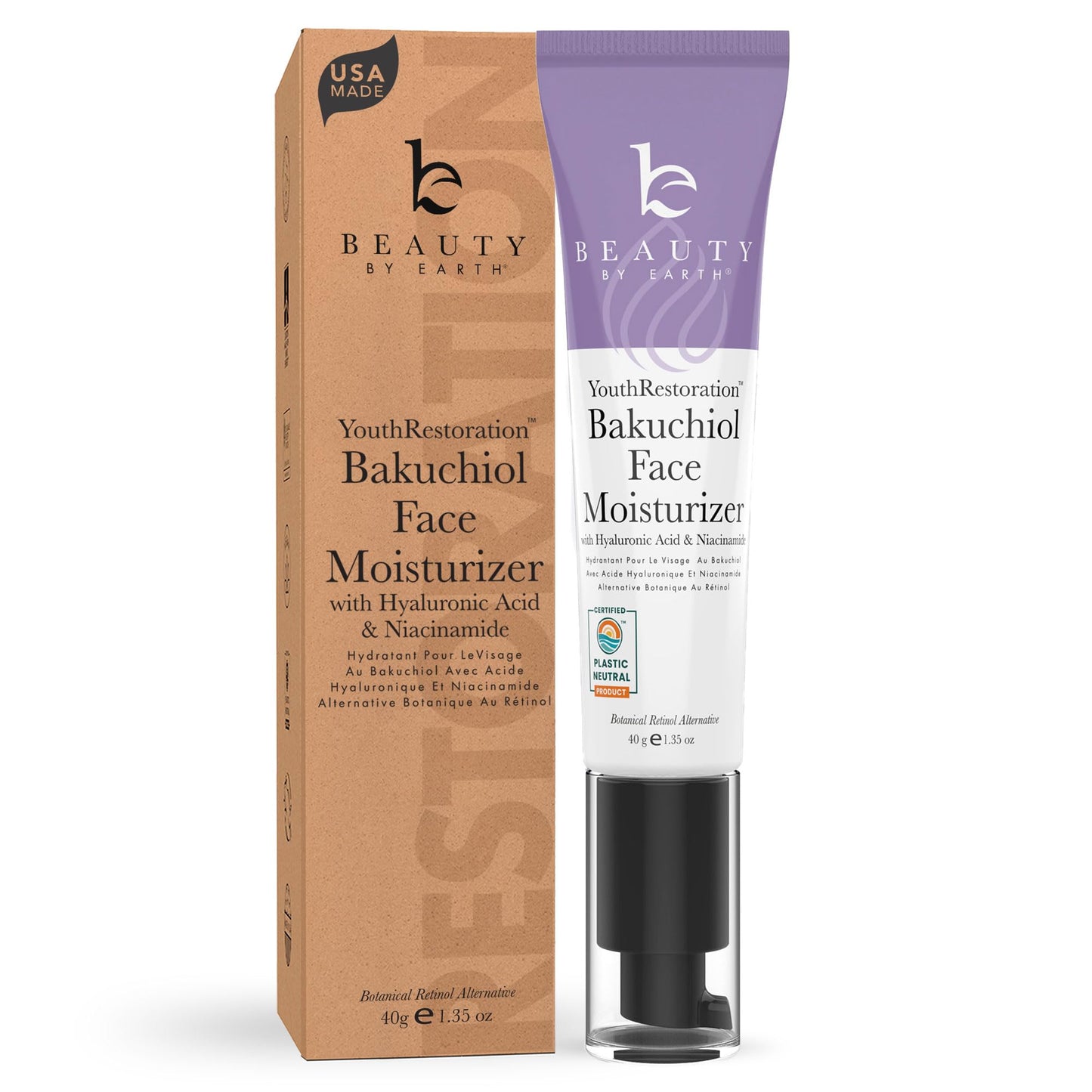 Anti Aging Face Moisturizer for Women - Made with Natural & Organic Ingredients Bakuchiol, Retinol Alternative, Hydrating Face Moisturizer Wrinkle Cream for Face, Anti Wrinkle Face Cream for Women