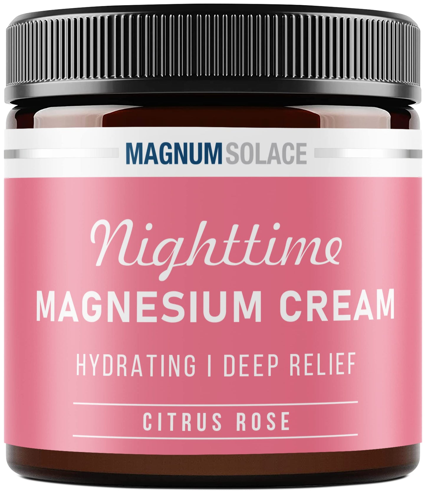 Magnum Solace Magnesium Cream – Magnesium Chloride Cream – Topical Magnesium Cream for Nighttime (Aloe)