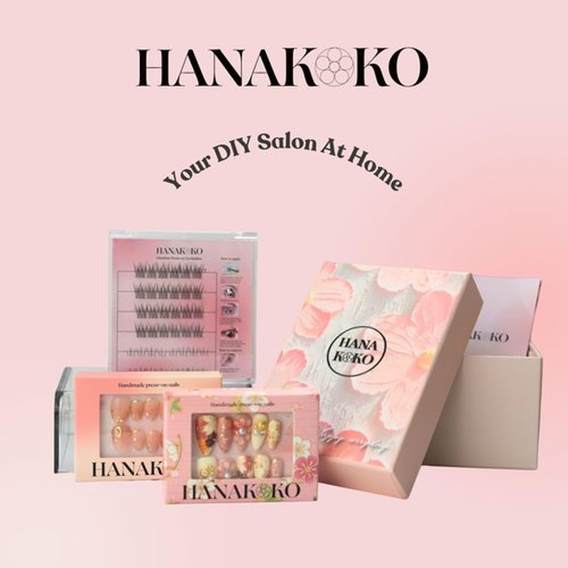 Hanakoko Press on Nails Handmade Nails 3D Press on Nails Short Medium Oval Almond Nails Fake Nails Glitter Cat Eye Nails Gel Nails Durable Reusable False Nails 10 Pcs (Cat Eye Heart Pink, S)