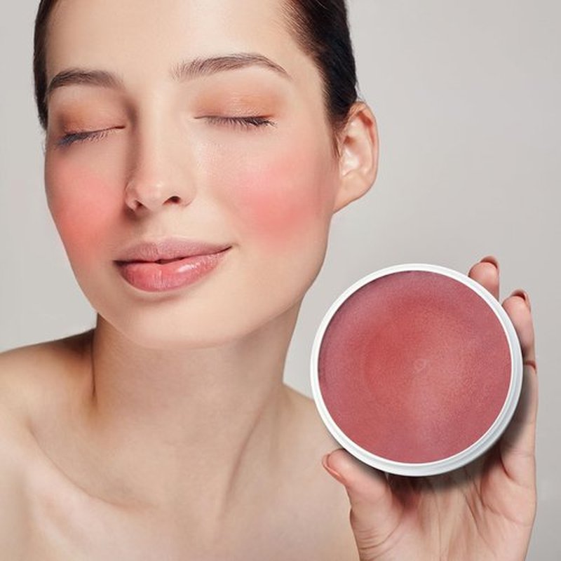 Lamu's Cosmetics Moisturizing Miracle Balm, Multi Glow Balm,Face Balm, Face Blush Cream Blush for Cheeks,Radiant Finish, Hydrating,Natural Glow,Shimmer Balm 50g/ 1.75 Oz (FLUSHED)