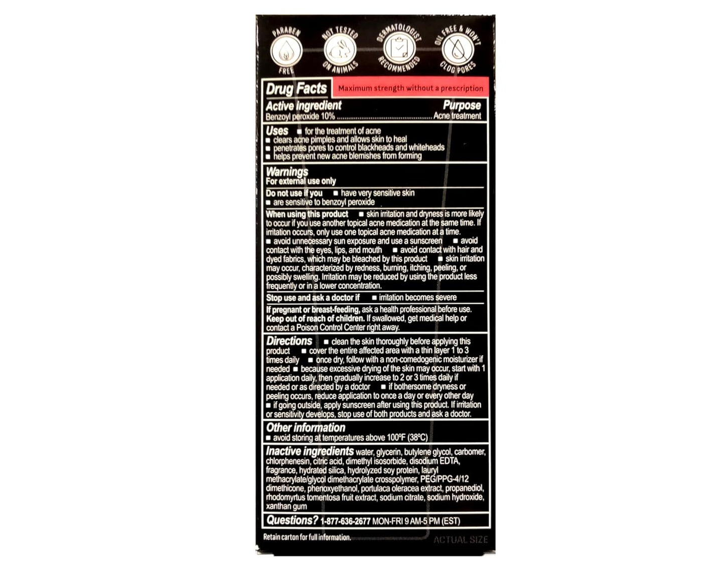 OXY Acne Medication Maximum Action Spot Treatment 0.82 oz (Pack of 3)