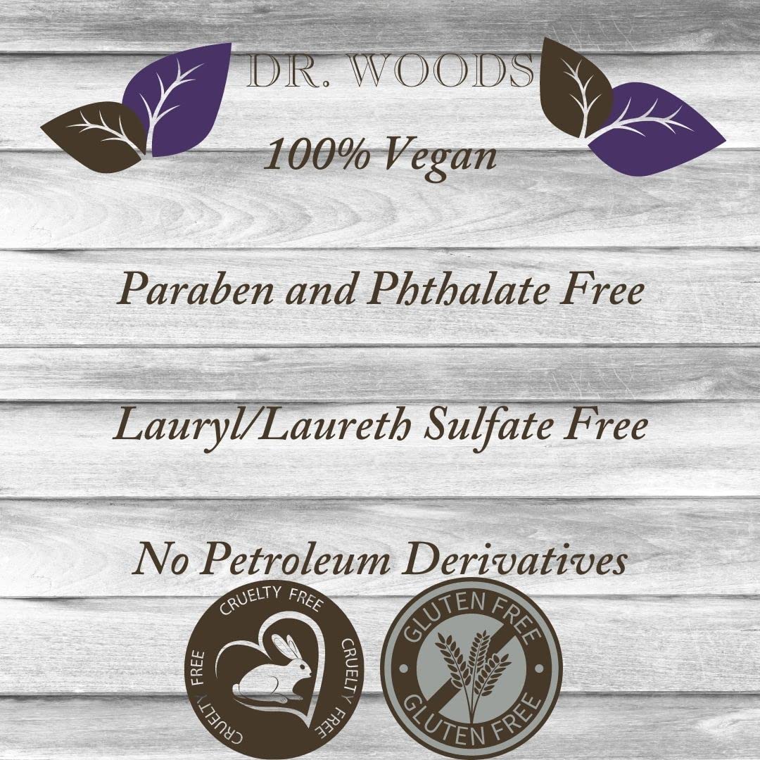 Dr. Woods African Black Castile Soap - Moisturizing Liquid, 32oz (2-Pack)