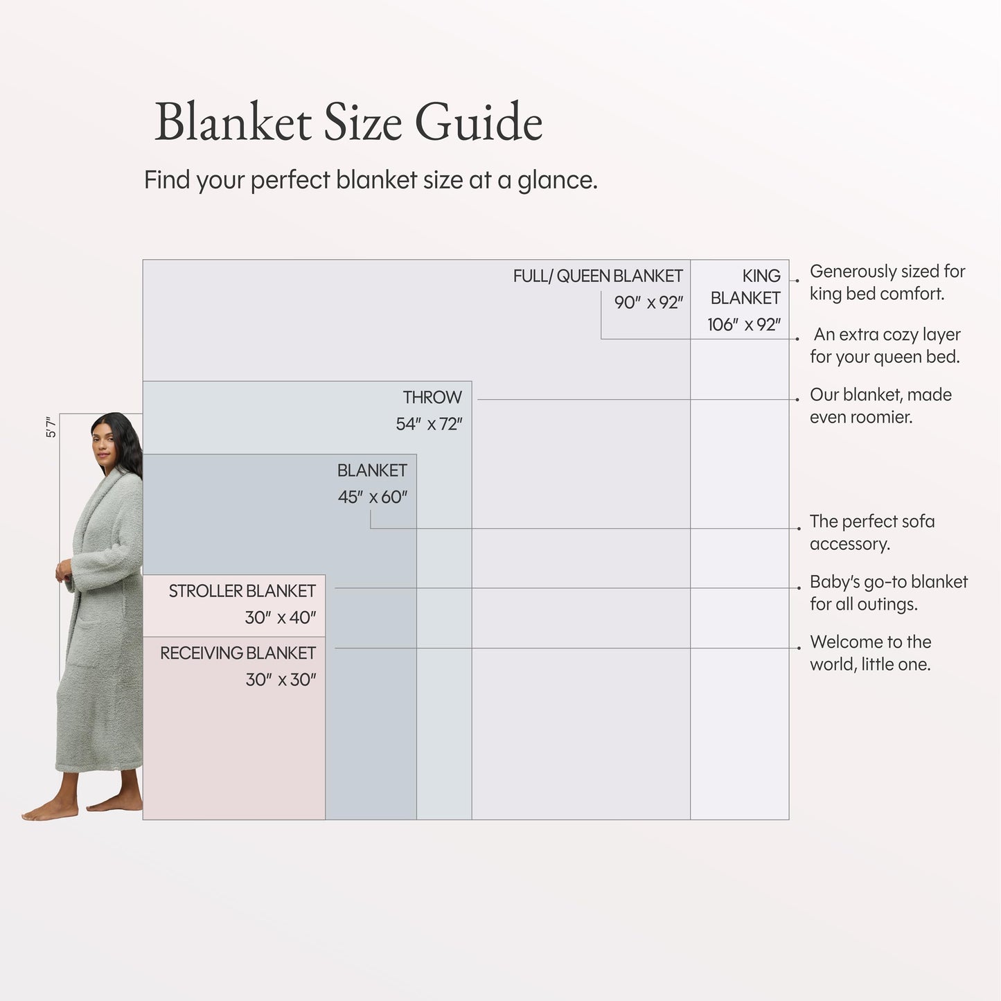 Barefoot Dreams® CozyChic® Throw, Oyster, 54"x72"