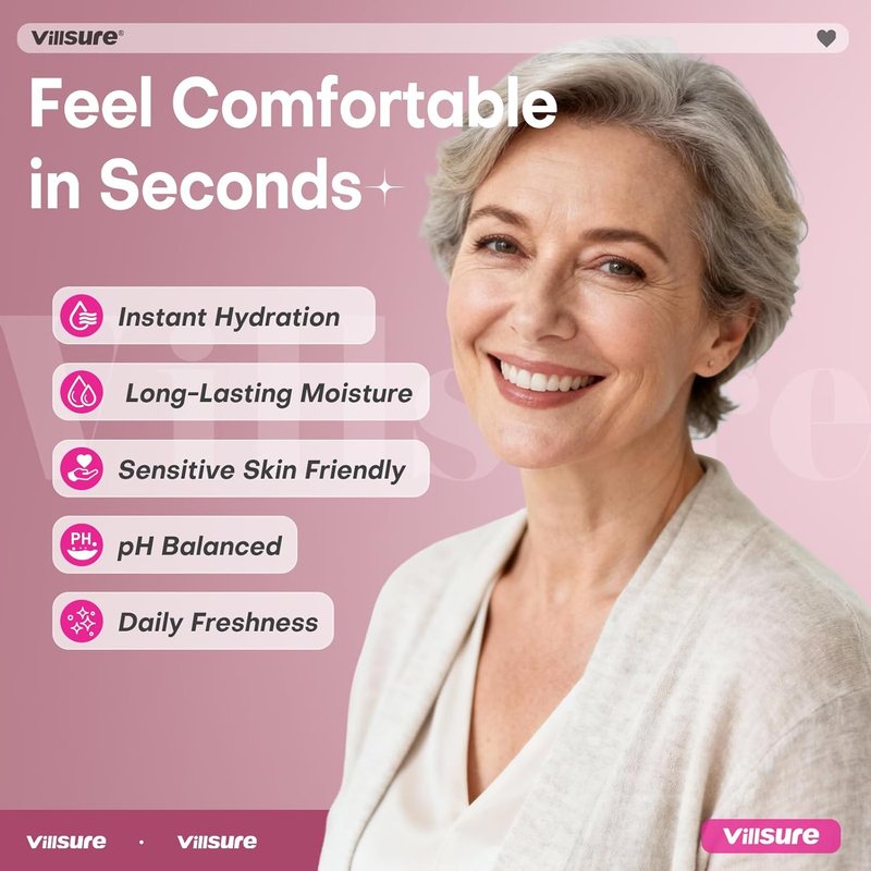Hyaluronic Acid Vaginal Moisturizer - pH Balanced Care Gel for Dryness Relief | Fragrance-Free