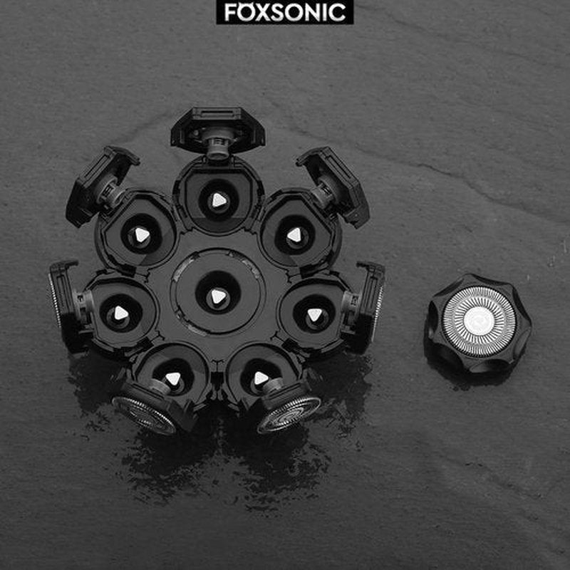 FOXSONIC 8 Blades Head Shaver Replacement Heads 8 Heads for Head Shaver Many Main Brands Electric Shaver Razor Bald Men Head Shaver Blades