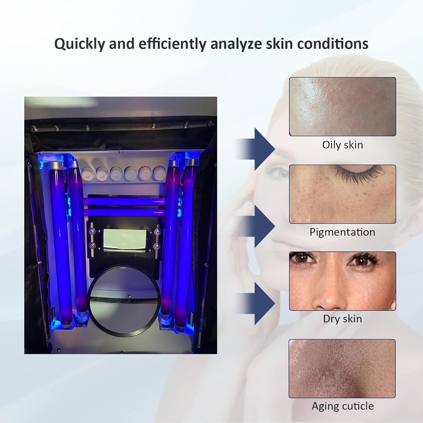 Elitzia ETD1029 Laptop Computer Type UV Beauty Cold Light Skin Analyzer