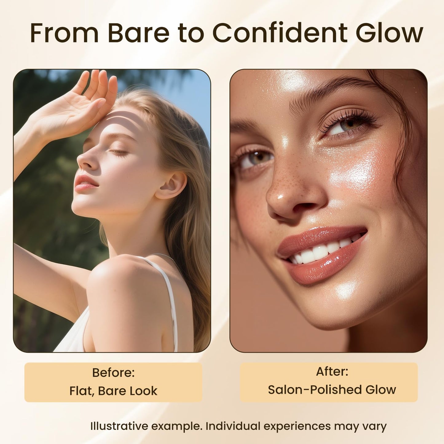 ZZILME Sunless Self Tanning Drops for Face & Body, Customizable Gradual Glow with Niacinamide, Vitamin C & Hyaluronic Acid, Bronzing Serum Drops, 0.91 fl oz