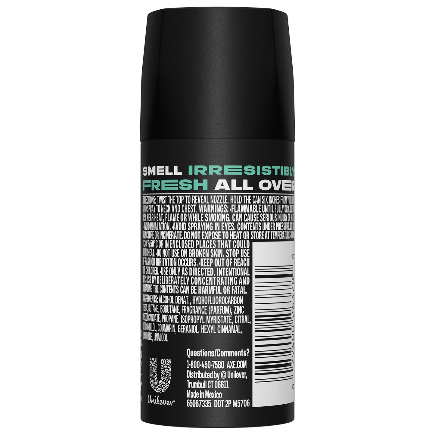 AXE Travel Deodorant, Body Spray, Apollo, 3-Pack – 48H High-Definition Scent & Odor Protection, Sage & Cedarwood, Aluminum-Free, 1 Oz Ea