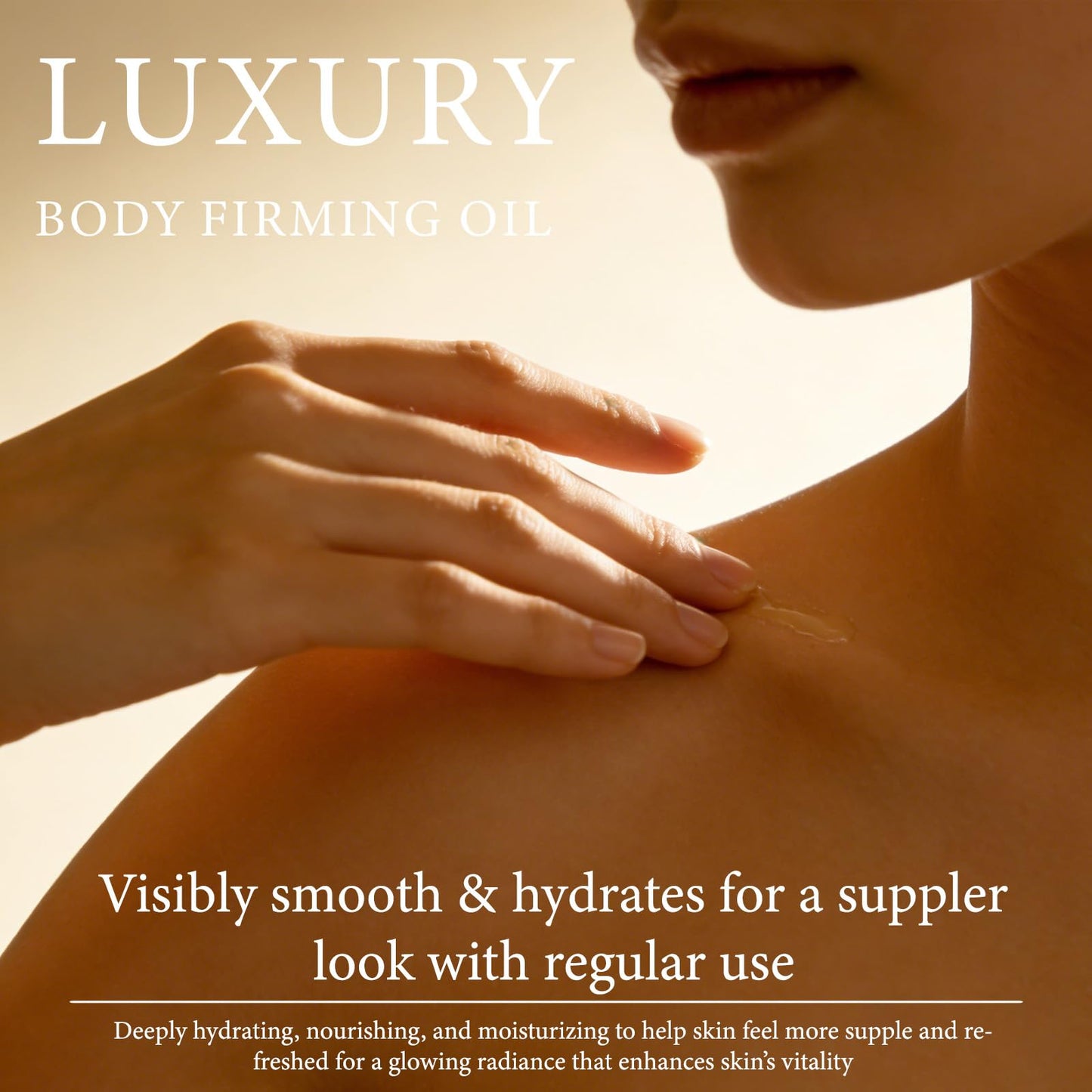 WOJJ Body Firming Oil - Hydrating Body Oil for Skin Texture & Feel - 120ml / 4 Fl Oz (1)
