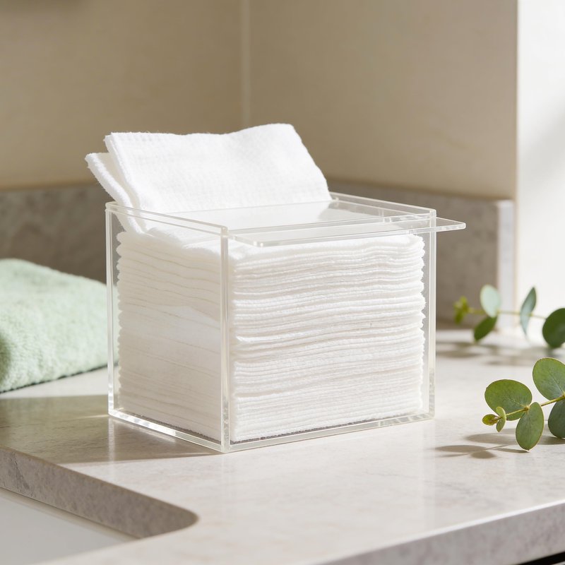 Mario Badescu Ultra-Soft Disposable Face Towels XL – 50 Count Double-Sided Dry Facial Towels, Smooth & Textured, 100% Bio-Based Viscose Wipes for Cleansing, Makeup Removal & Skincare
