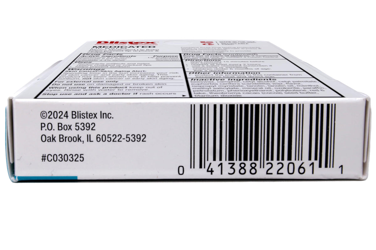 Blistex Medicated Lip Balm, SPF 15-0.15 Ounces