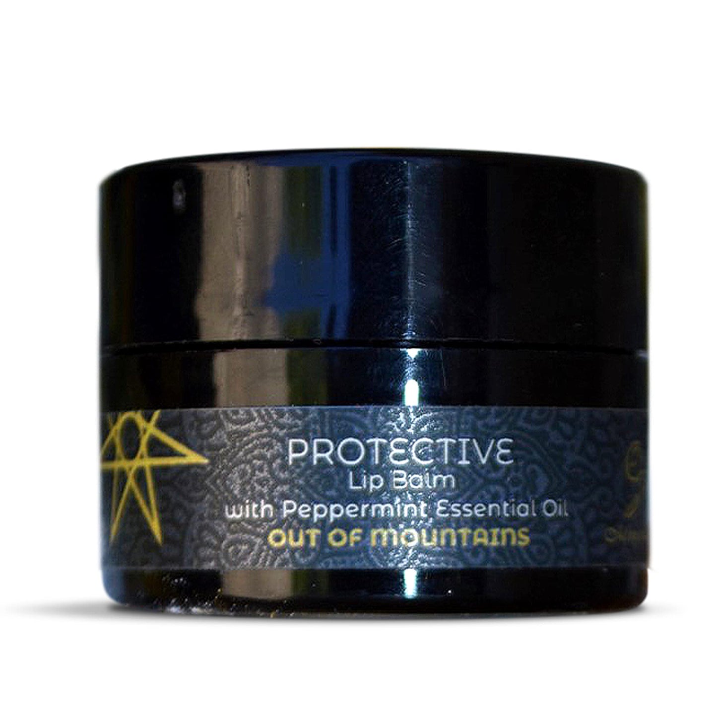 OUT OF MOUNTAINS Protective Lip Balm with Peppermint Essential Oil, Natural Lip Balm with Vitamin E & C, Soothing Sore Lips, Anti-Oxidants for Healthy Lips