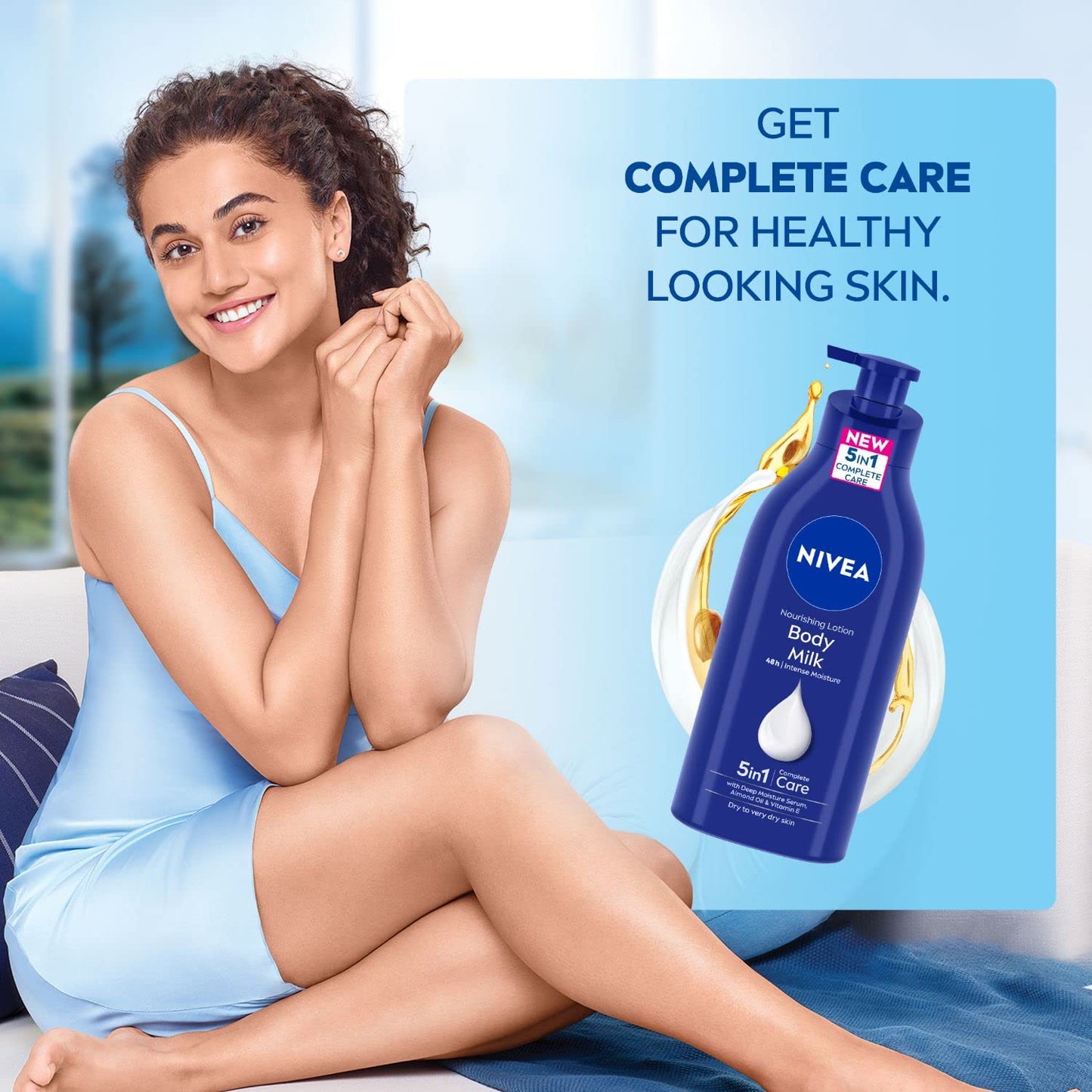 NIVEA Body Lotion, Nourishing Body Milk, For Very Dry Skin, 600ml