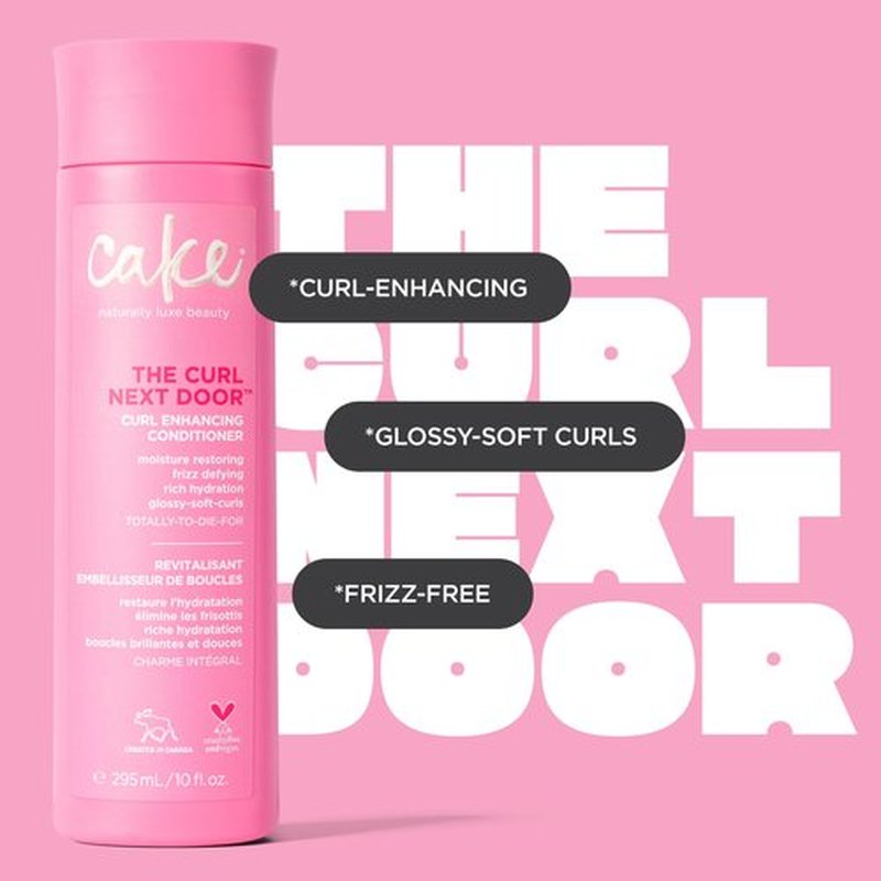 Cake Beauty The Curl Next Door Curl Enhancing Conditioner, 10 Ounce
