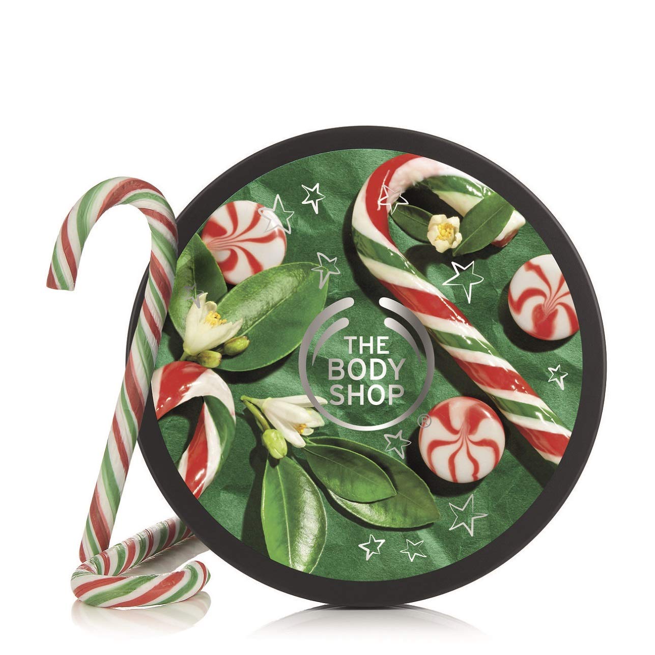 The Body Shop Peppermint Candy Cane Body Butter, 6.75 Oz