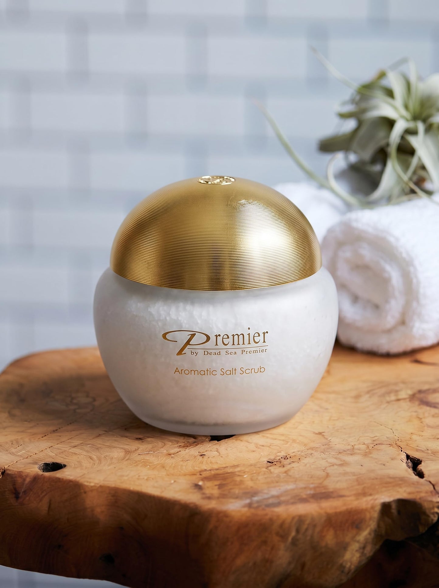 Premier Body Salt Scrub for Dry Skin - Aromatic 10.5 Oz