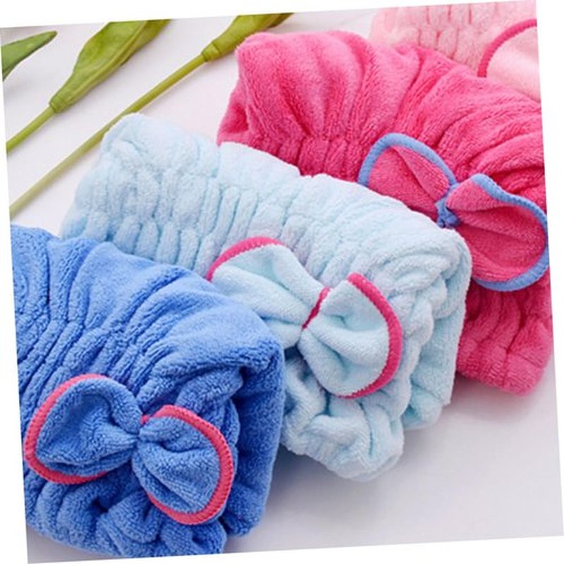FOYTOKI Elastic Shower Kid Bath Towels Elastic Hair Bands Towel Hair Towel Body Towels for Shower Bath Towel Hair Towel Hair Stuff Absorbent Washcloths Fast Drying Cap
