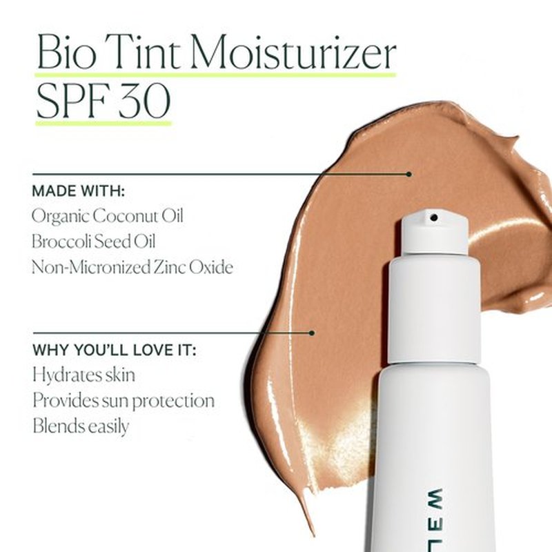 Well People Bio Tint SPF 30 Tinted Moisturizer, Skin-perfecting Moisturizer, Smoothes Imperfections & Moisturizes Skin, Vegan & Cruelty-free, 10W
