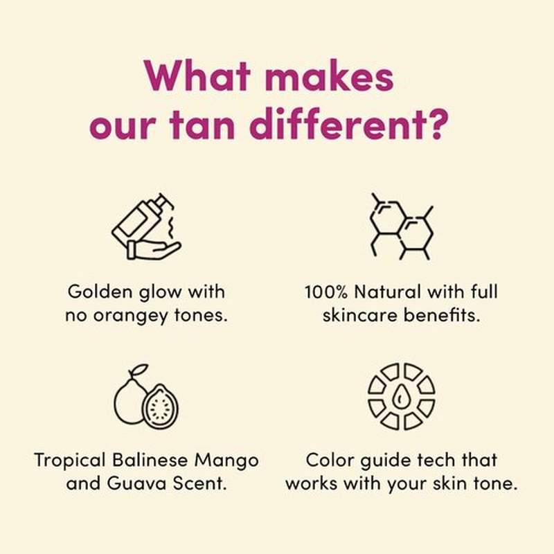 Coco & Eve Sunny Honey Bali Bronzing Bundle (Ultra Dark). All Natural Sunless Tanning Mousse. Instant Self Tanning Lotion with Bronzer, Mitt Applicator and Kabuki Brush.