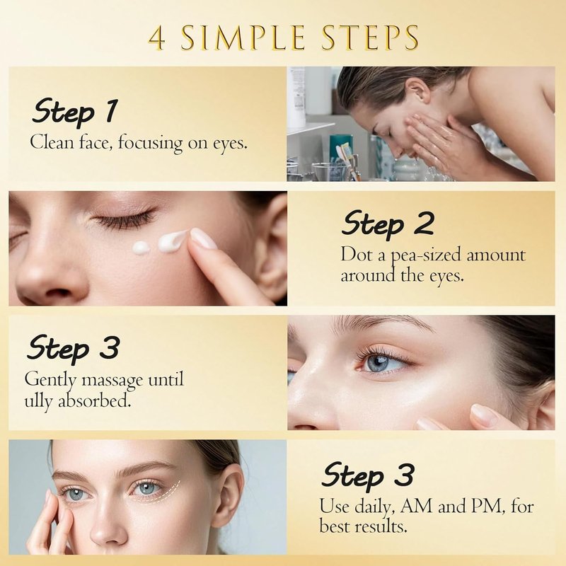 Retinol & Vegan Collagen Eye Serum - Rapid Reduction for Bags, Dark Circles & Wrinkles | Firming Eye Treatment - 20ml