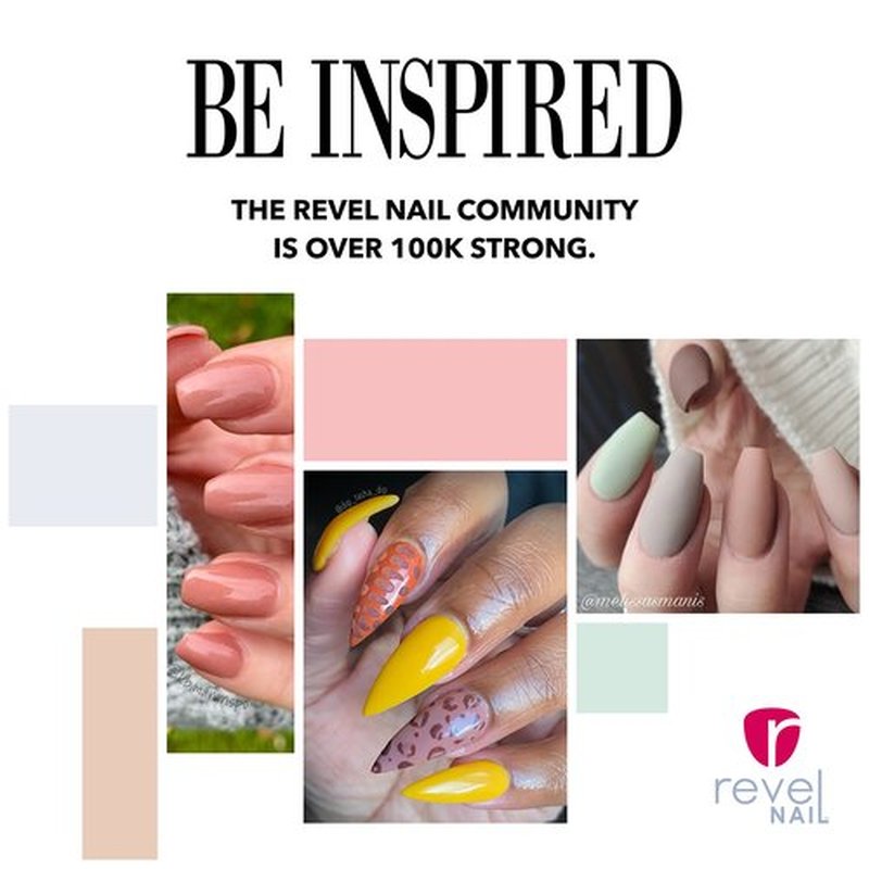 Revel Nail Dip Powder - Brown Nude Powder Dip Nail Polish, Chip Resistant Dip Nail Powder with Vitamin E and Calcium, DIY Manicure, Wink