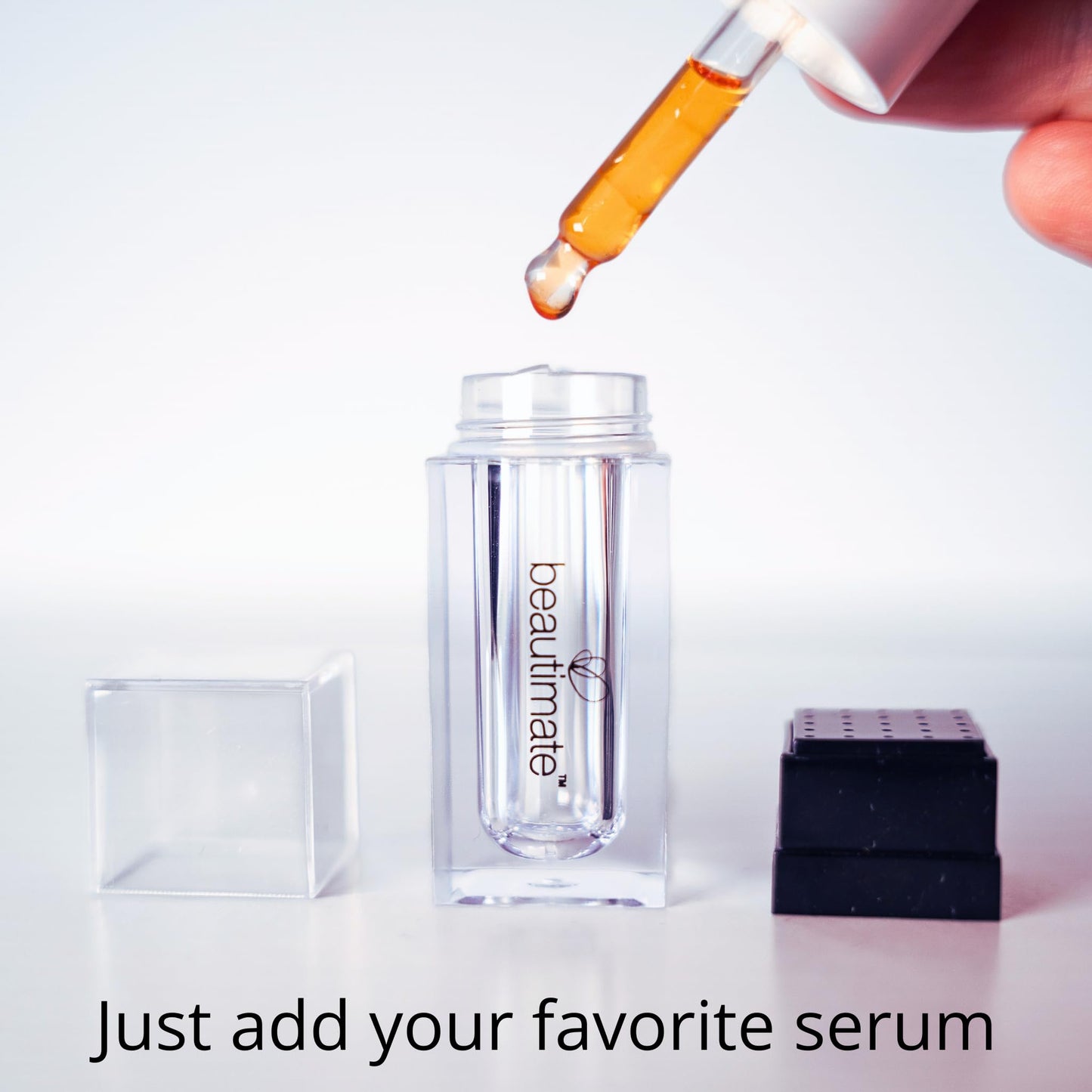 beautimate Hydra Stamp - Derma Stamp and Serum Infusion Tool - Skincare Tool for Home Use - For Face, Hair, and Beard - 0.25mm