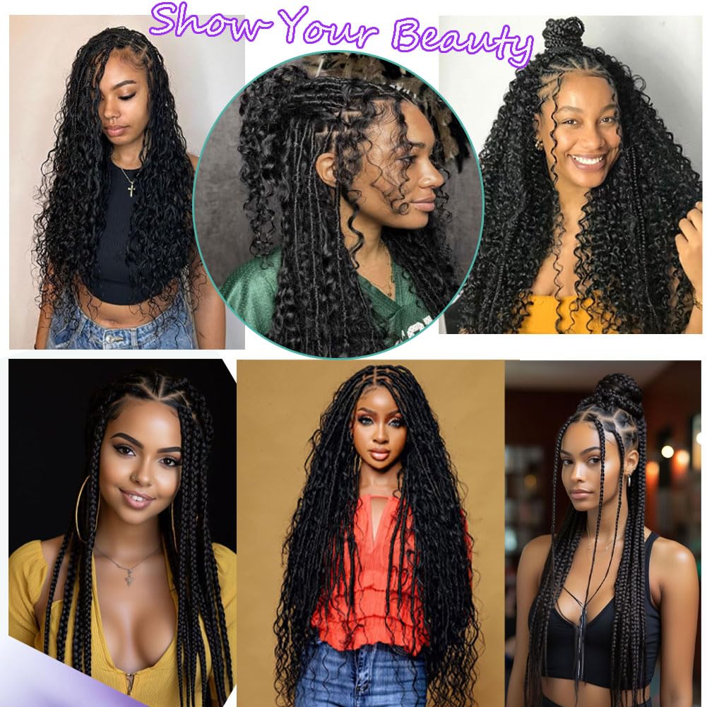 ZFY Human Braiding Hair 100g 20 Inch Deep Wave Bulk Human Hair for Braiding Boho Braids 100% Unprocessed Brazilian Virgin Human Hair Extensions No Weft 2 Bundle/Pack Dark Brown