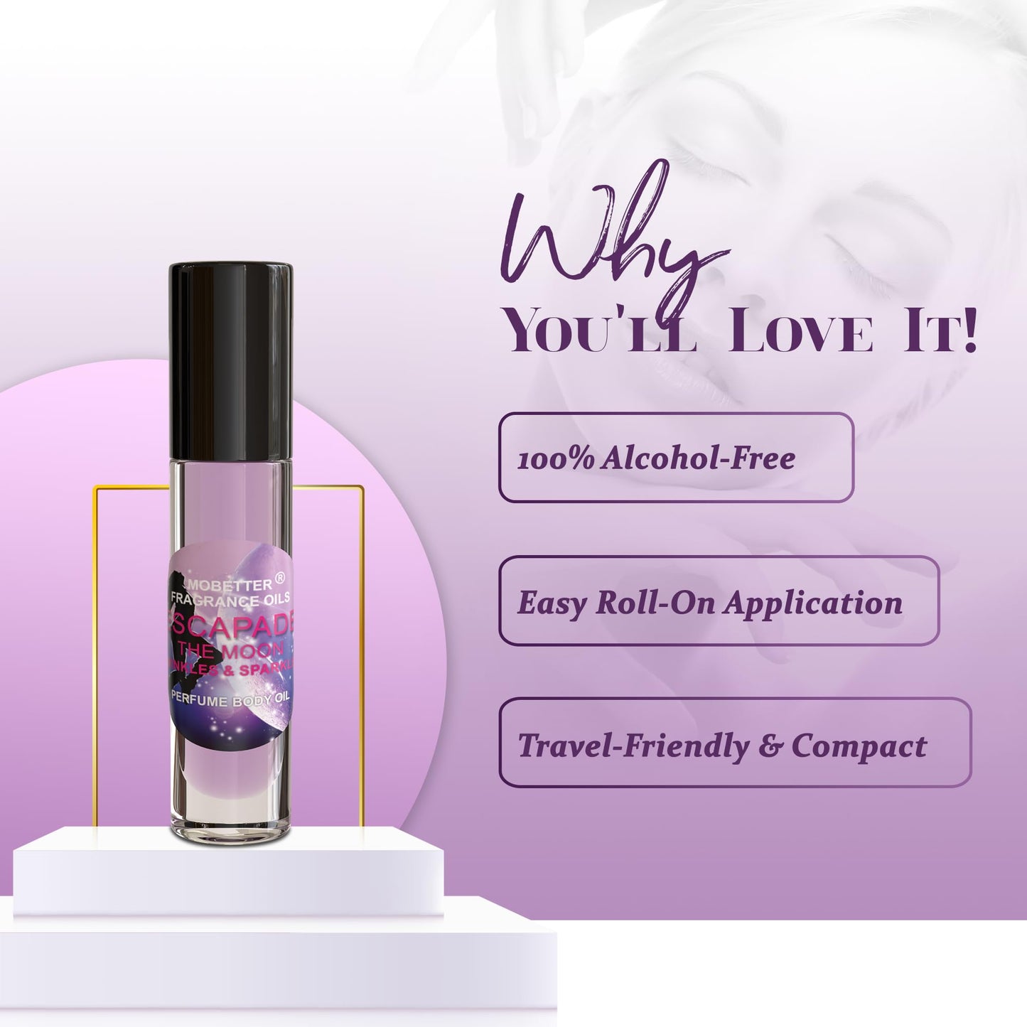 MOBETTER FRAGRANCE OILS Escapade The Moon Twinkle and Sparkles Women Perfume Body Oil