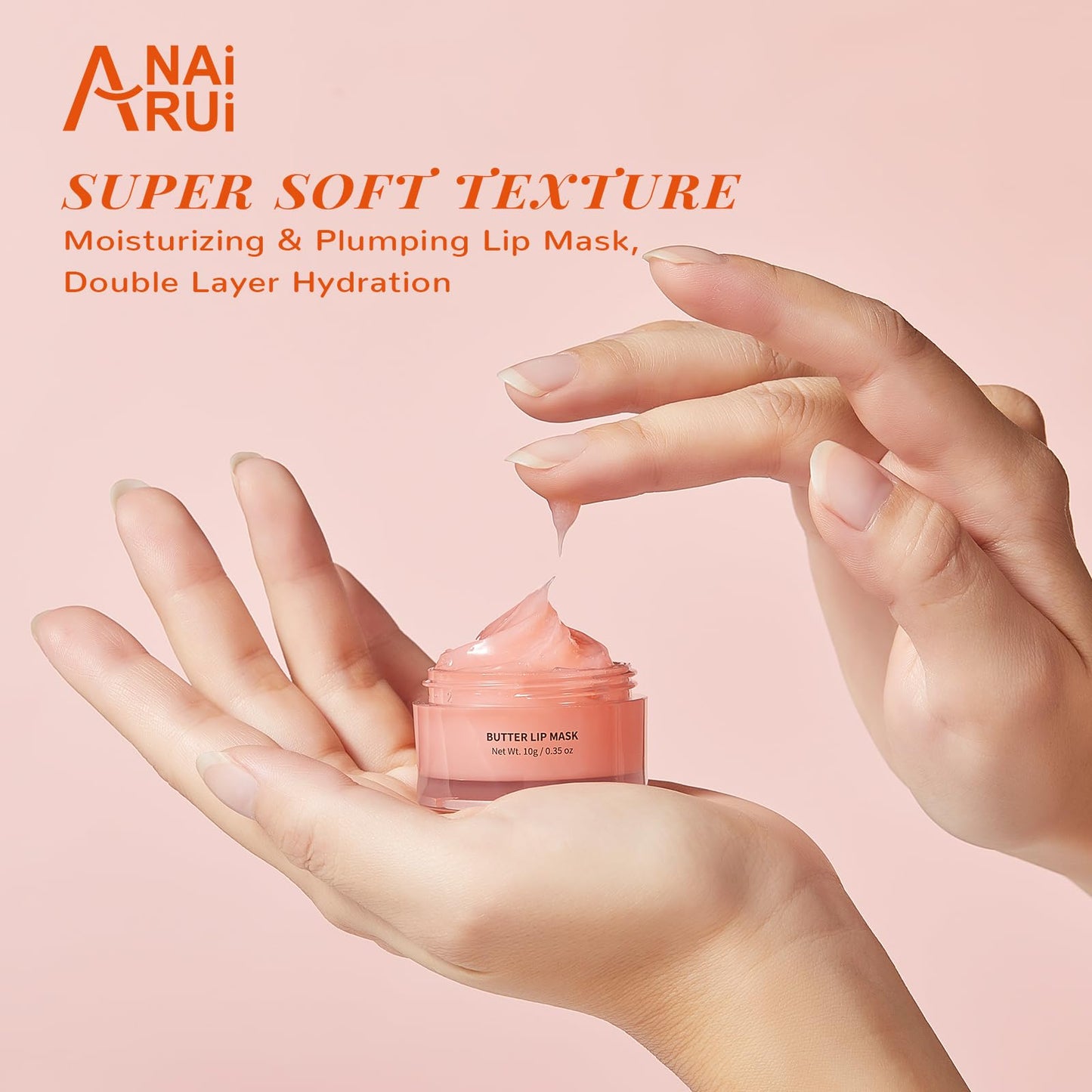 ANAI RUI Lip Scrub & Lip Mask Set, Graperuit