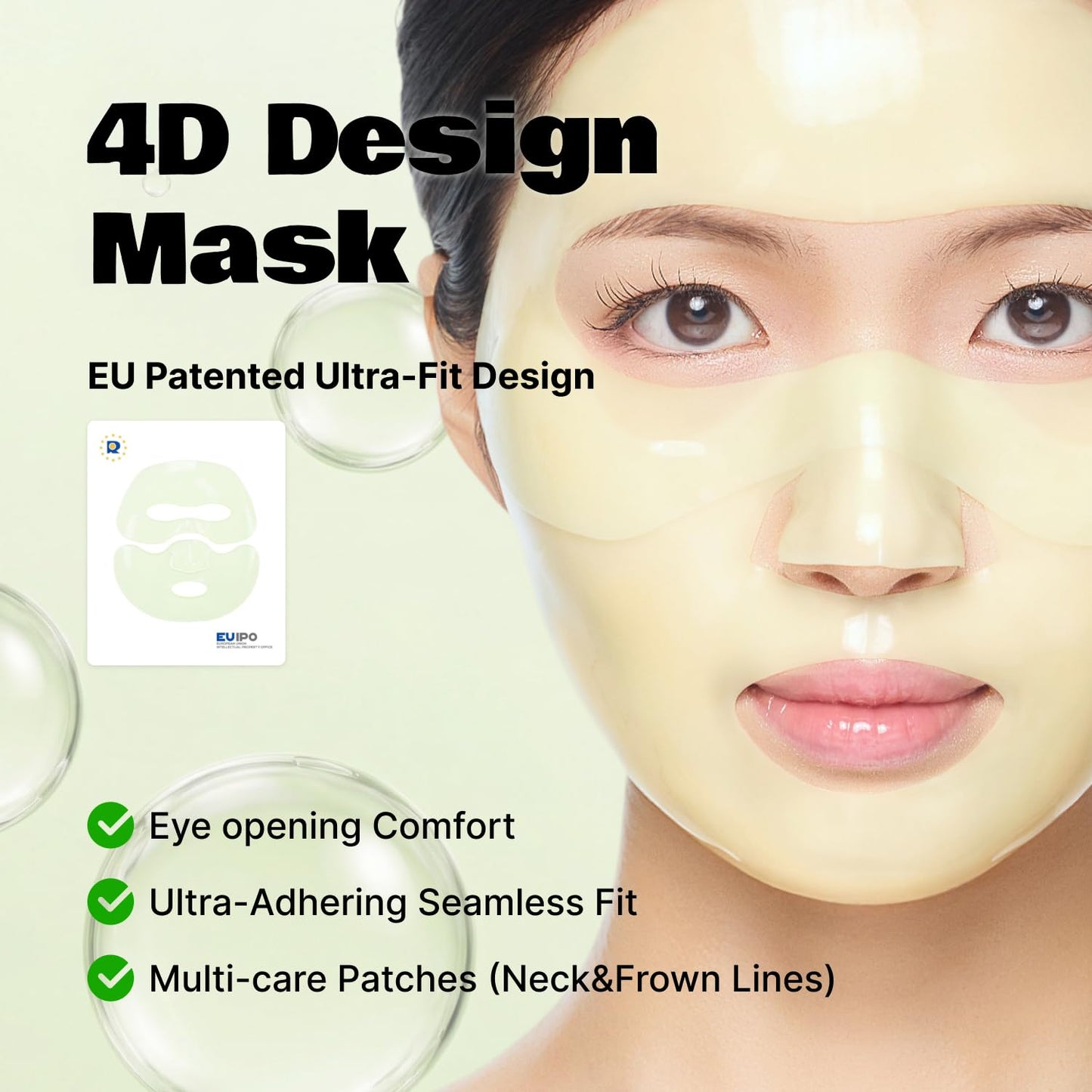 LALARECIPE PDRN Melting Hydrogel Night Mask, Centella-Derived PDRN for Skin Intense Soothing & Revitalizing, Intensive Overnight Calm Care Face Mask, Korean Skin Care (1.35 fl oz x 4ea)