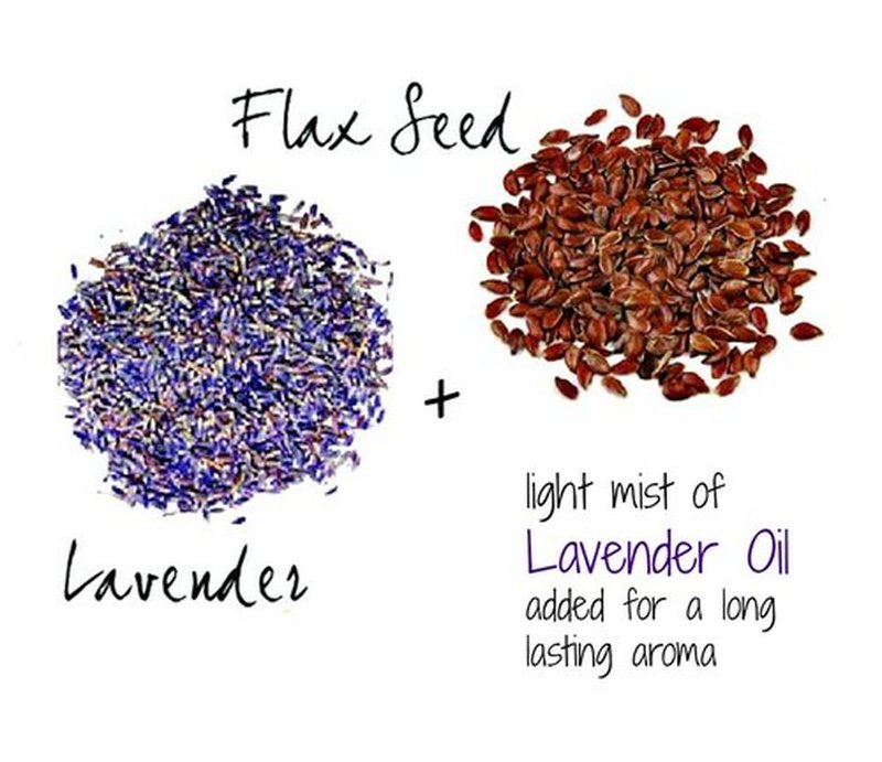 Peacegoods SCENTED Lavender Flax Seed Eye Pillow - 4 x 8.5 - Soft & Soothing Cotton - Naturally Calming Colors - purple magenta