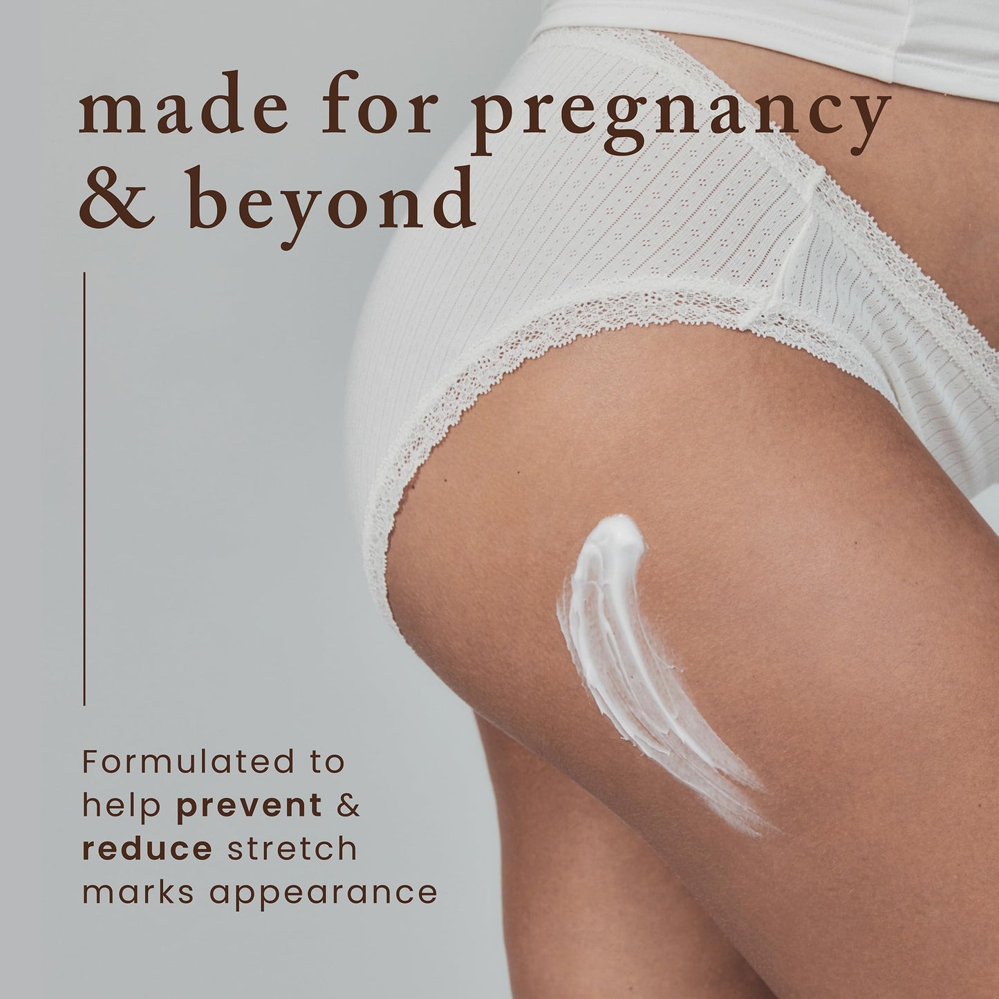 Nemah - Stretch Mark Cream for Pregnancy - Pregnancy Stretch Mark Prevention & Reduction, Postpartum Stretch Mark Cream with Vanistryl, Shea Butter, & Macadamia Oil - Vegan & Cruelty-Free - 3.5 oz.