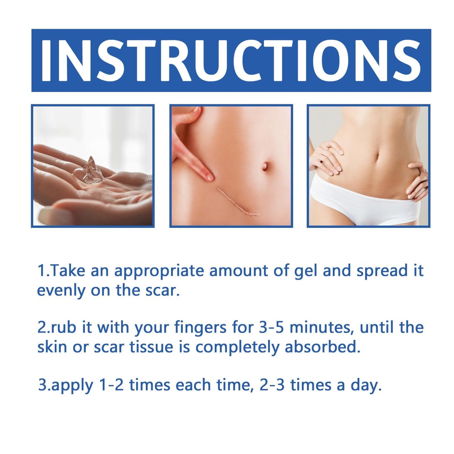 Scar Cream,Silicone Scar Gel,Scar Removal Cream,Scar Silicone Gel,Scar Gel,Scar Cream for Surgical Scars and Keloid Bump